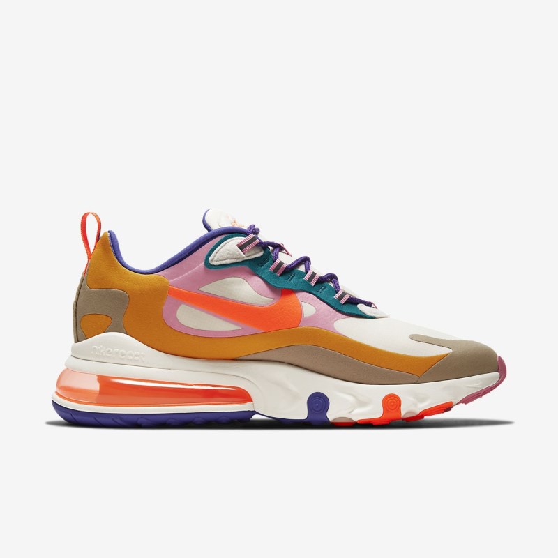 Nike Air Max 270 React Sneakers Herre LyseBrune | JK6909-217