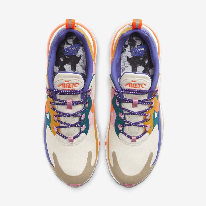 Nike Air Max 270 React Sneakers Herre LyseBrune | JK6909-217