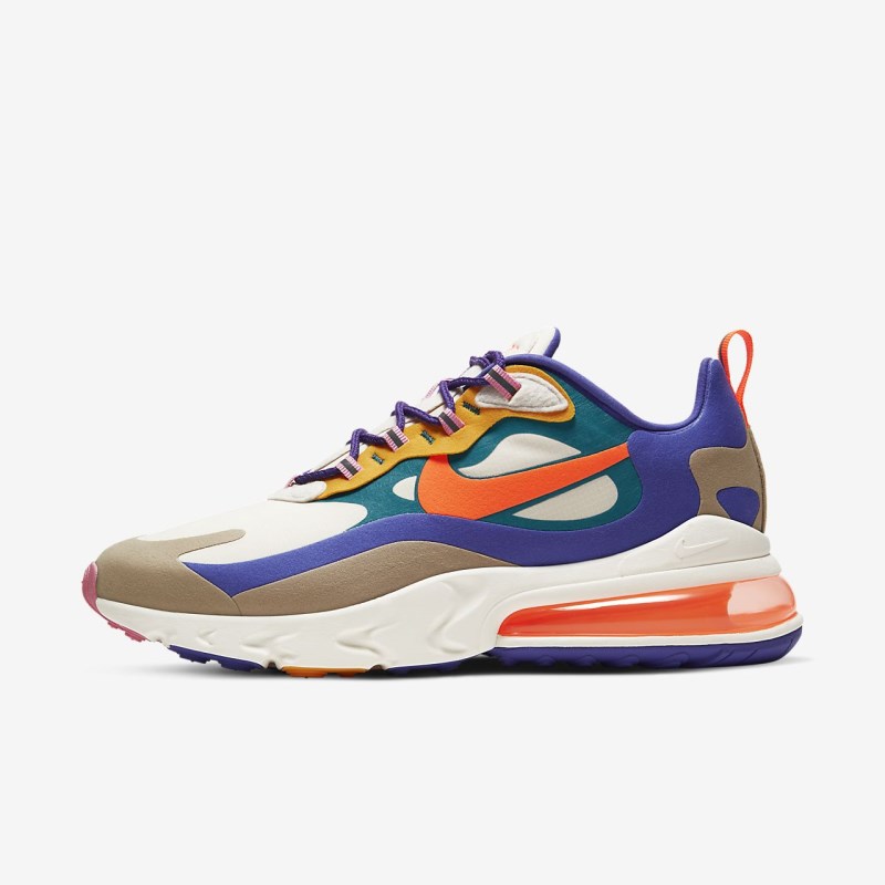 Nike Air Max 270 React Sneakers Herre LyseBrune | JK6909-217