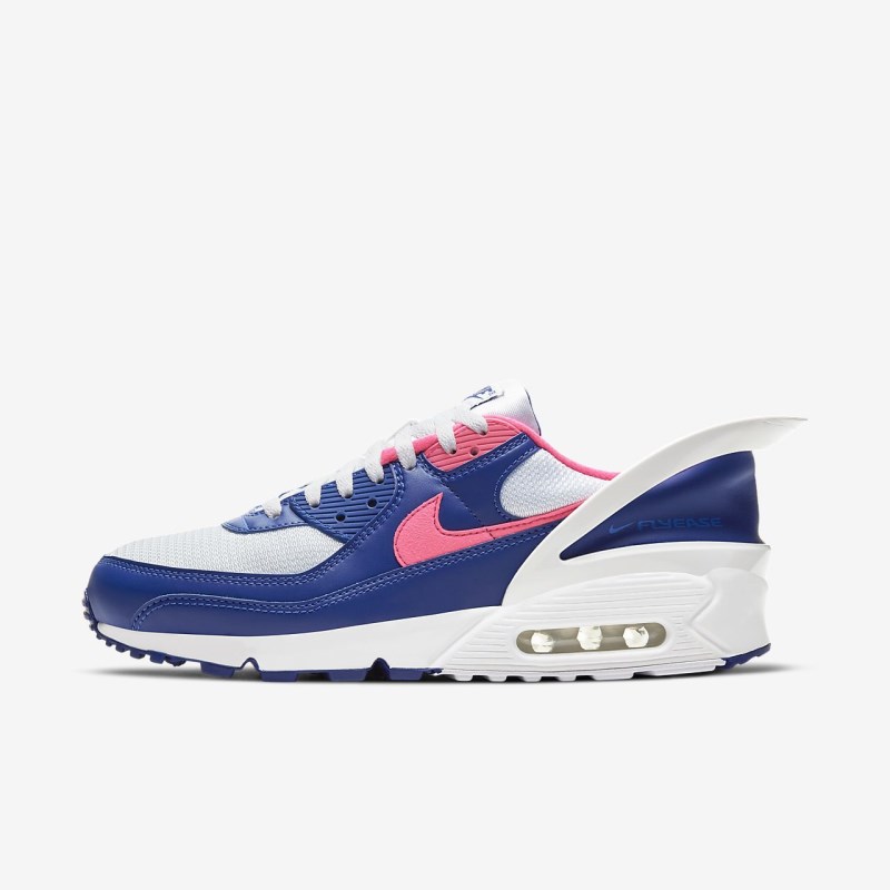 Nike Air Max 90 FlyEase Sneakers Dame Hvide | GC4369-879