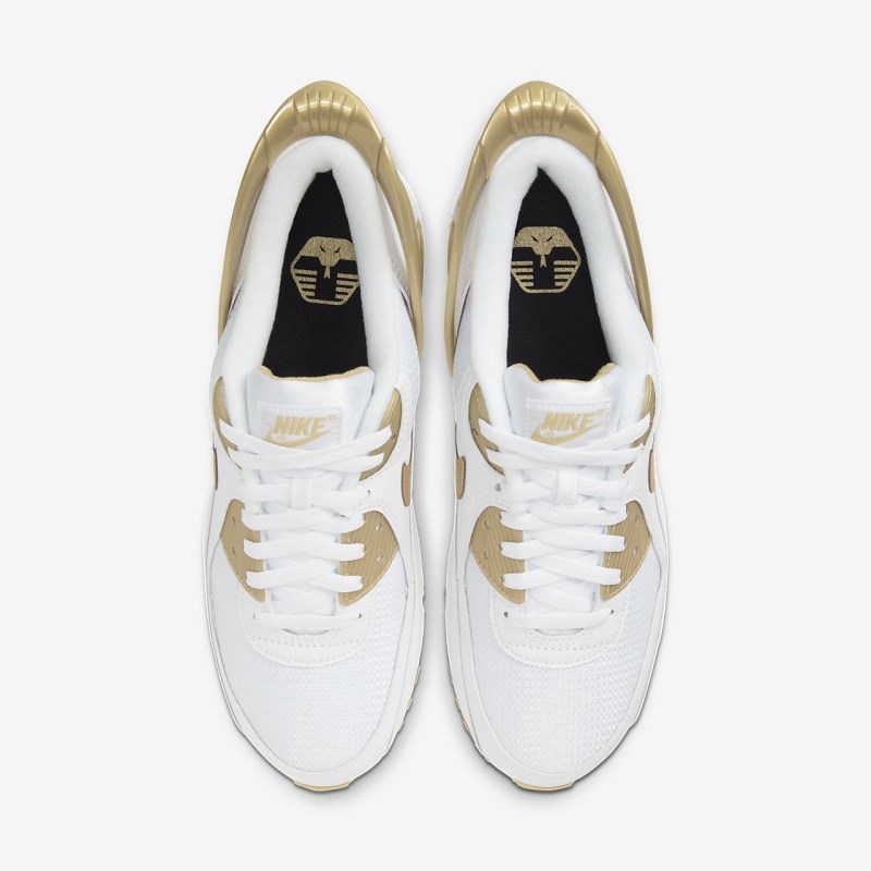 Nike Air Max 90 FlyEase Sneakers Dame Hvide | MZ8981-550