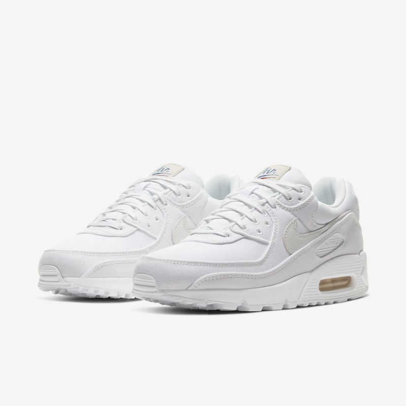 Nike Air Max 90 Premium Sneakers Herre Hvide | QP4331-147