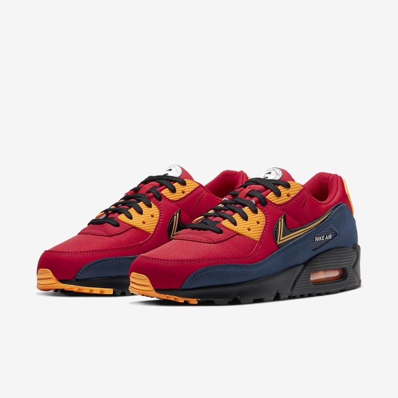 Nike Air Max 90 Premium Sneakers Herre Rød | VG8077-006