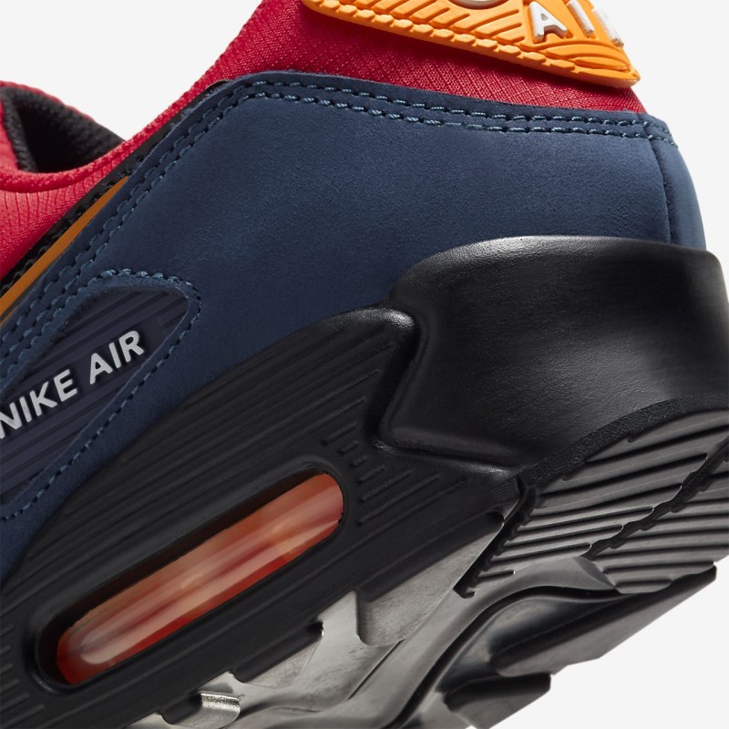 Nike Air Max 90 Premium Sneakers Herre Rød | VG8077-006