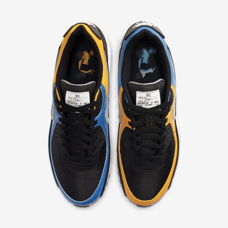 Nike Air Max 90 Premium Sneakers Herre Sort | FG7989-633