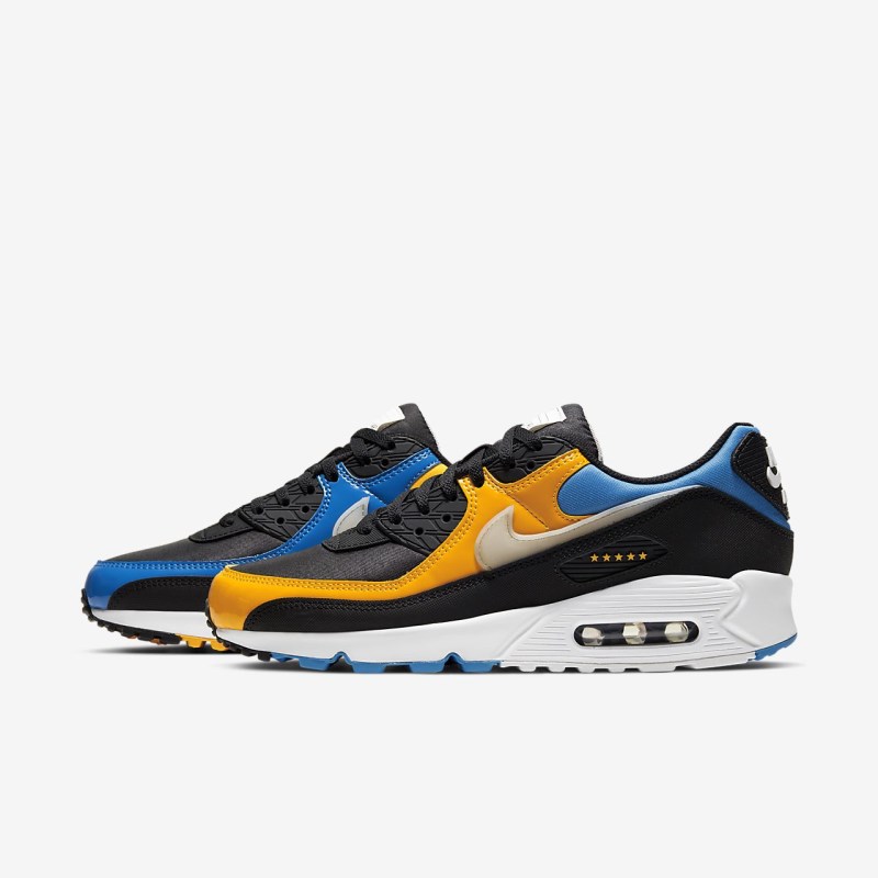 Nike Air Max 90 Premium Sneakers Herre Sort | FG7989-633