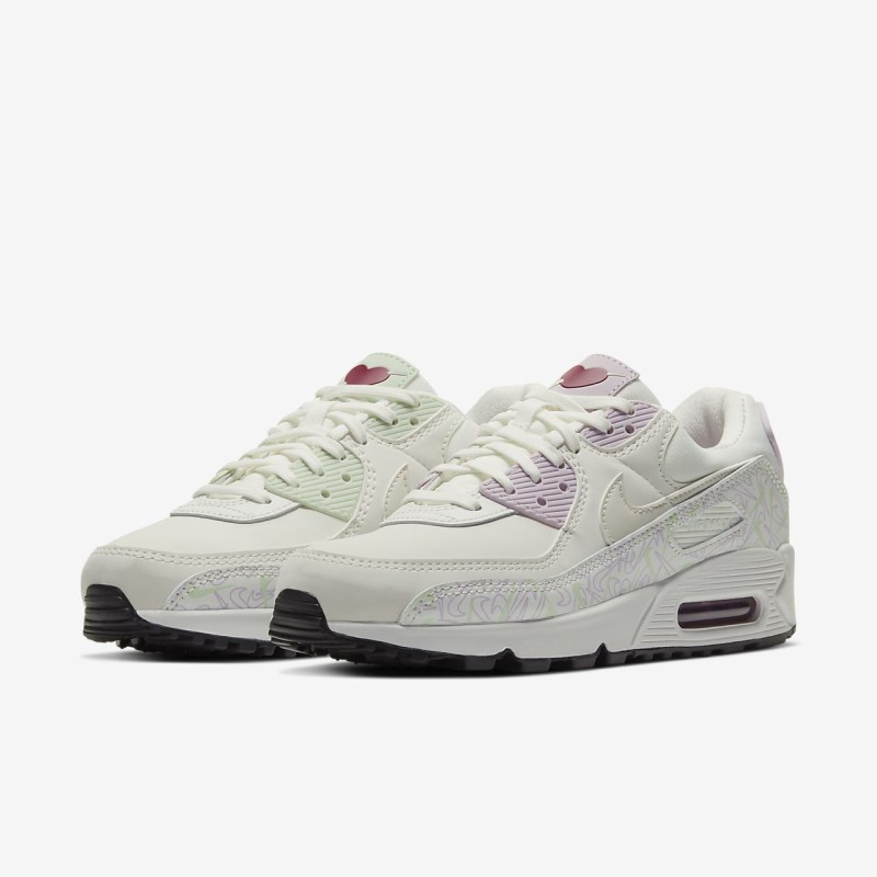 Nike Air Max 90 Sneakers Dame Hvide | QN2482-589