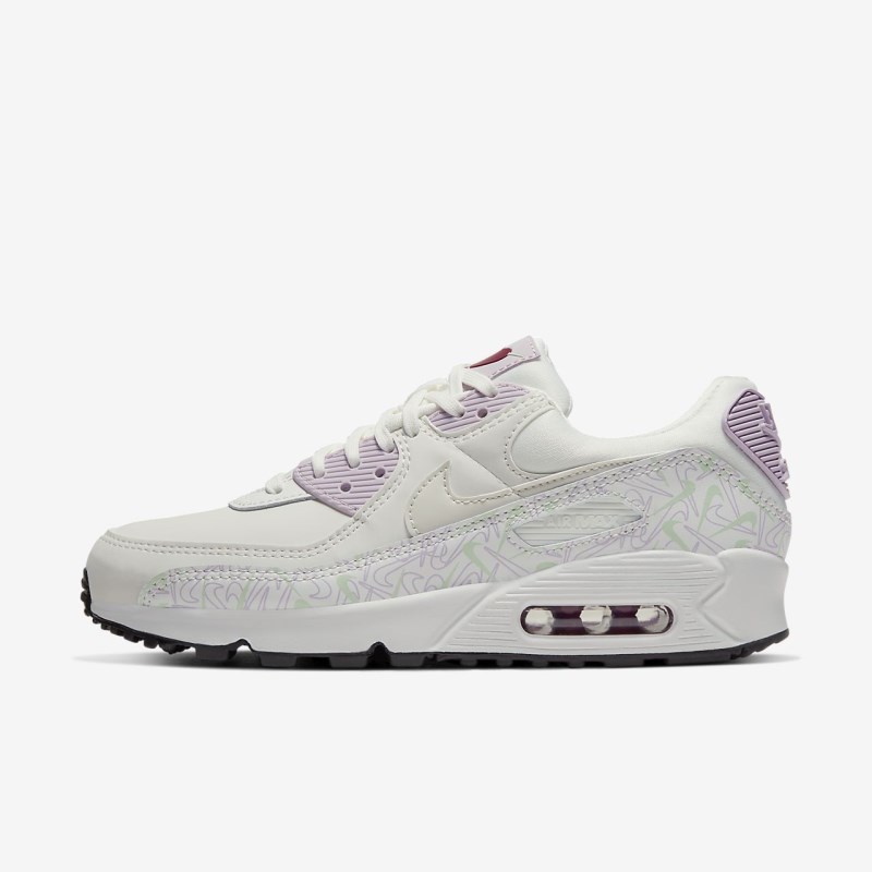 Nike Air Max 90 Sneakers Dame Hvide | QN2482-589
