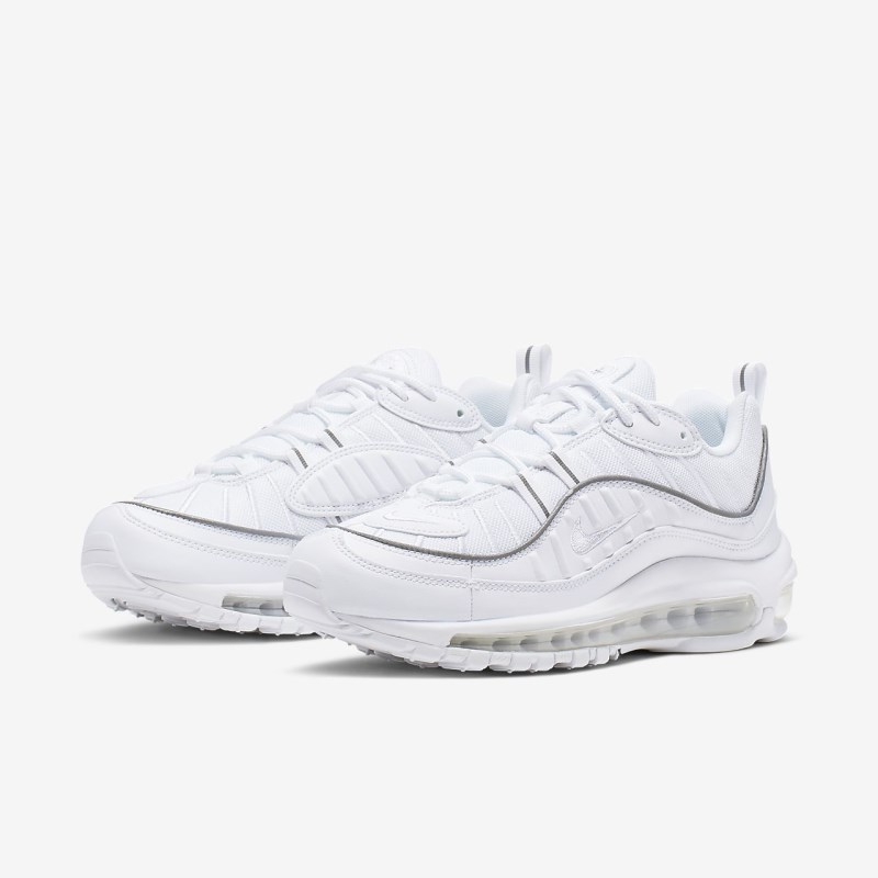 Nike Air Max 98 Sneakers Dame Hvide | KX3985-876