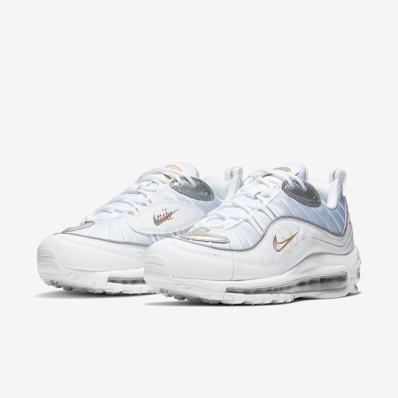Nike Air Max 98 Sneakers Dame Hvide | XT9045-248