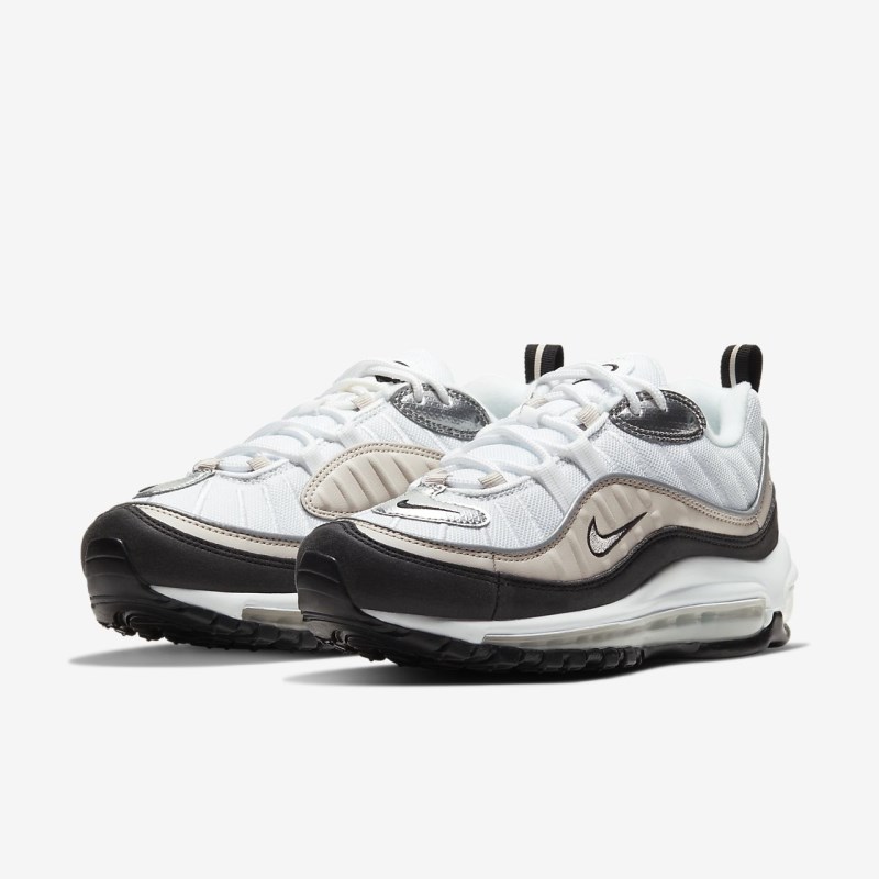 Nike Air Max 98 Sneakers Dame Hvide | ZT0386-548
