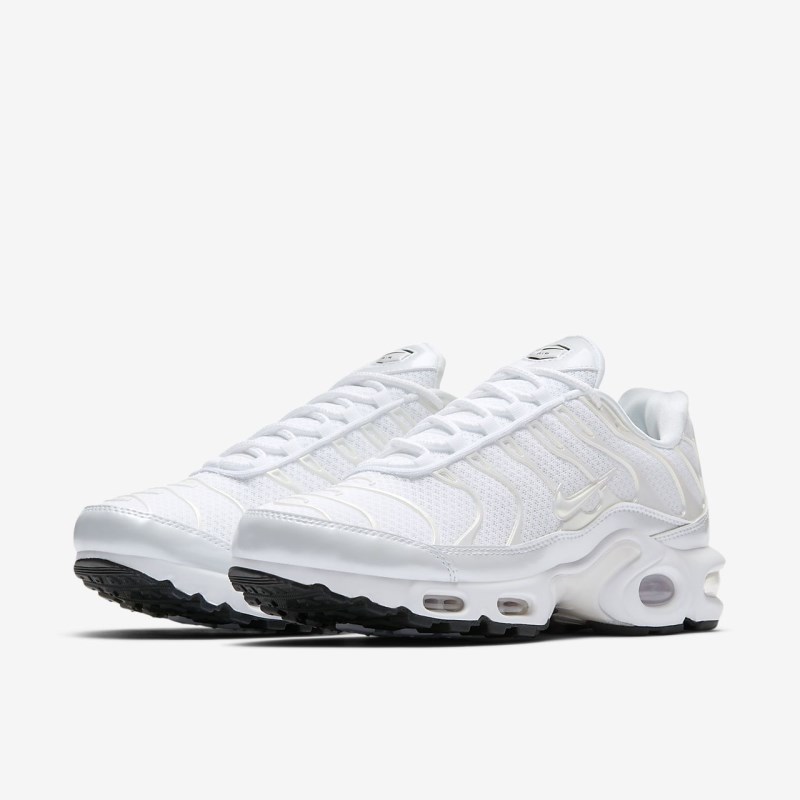 Nike Air Max Plus Premium Sneakers Dame Hvide | VZ1748-890