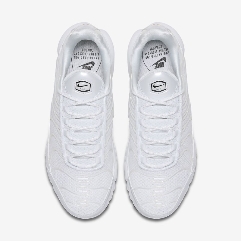 Nike Air Max Plus Premium Sneakers Dame Hvide | VZ1748-890