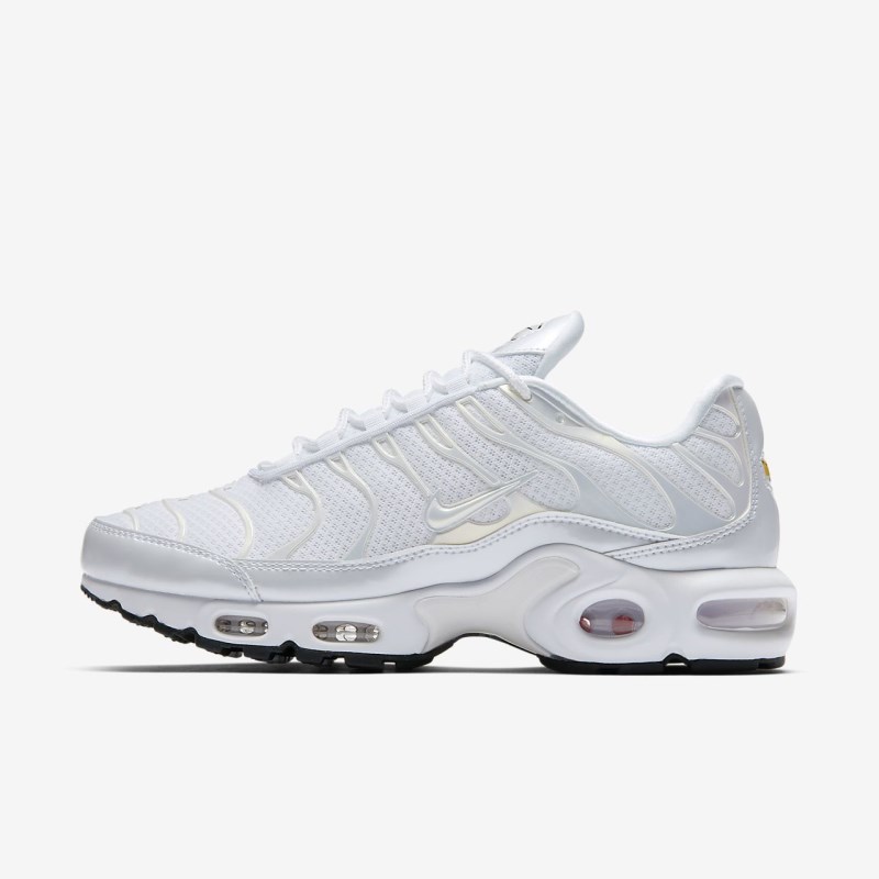 Nike Air Max Plus Premium Sneakers Dame Hvide | VZ1748-890