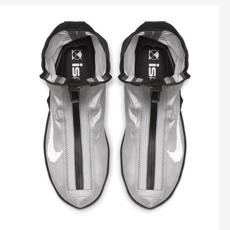 Nike Air VaporMax FlyKnit Gaiter ISPA Sneakers Dame Sølv | WJ2158-697