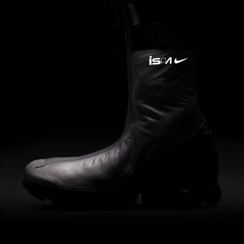Nike Air VaporMax FlyKnit Gaiter ISPA Sneakers Dame Sølv | WJ2158-697