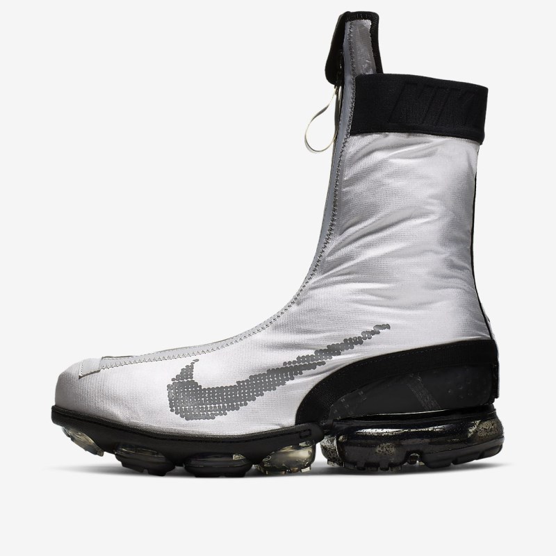 Nike Air VaporMax FlyKnit Gaiter ISPA Sneakers Dame Sølv | WJ2158-697