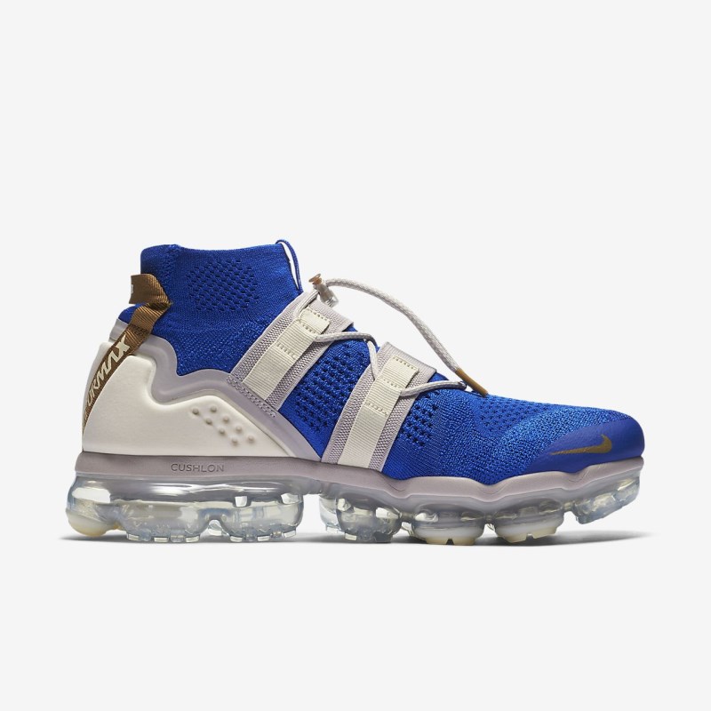 Nike Air VaporMax Flyknit Utility Sneakers Dame Blå | UE0456-386