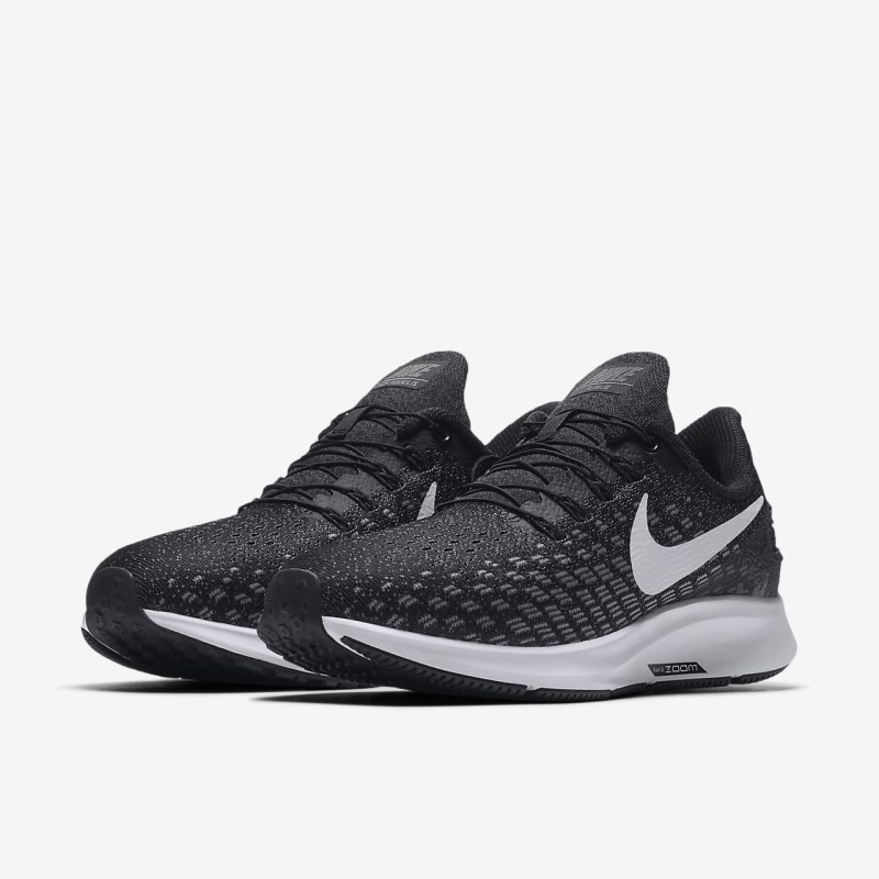 Nike Air Zoom Pegasus 35 FlyEase (Brede) Løbesko Dame Sort | QT4133-194