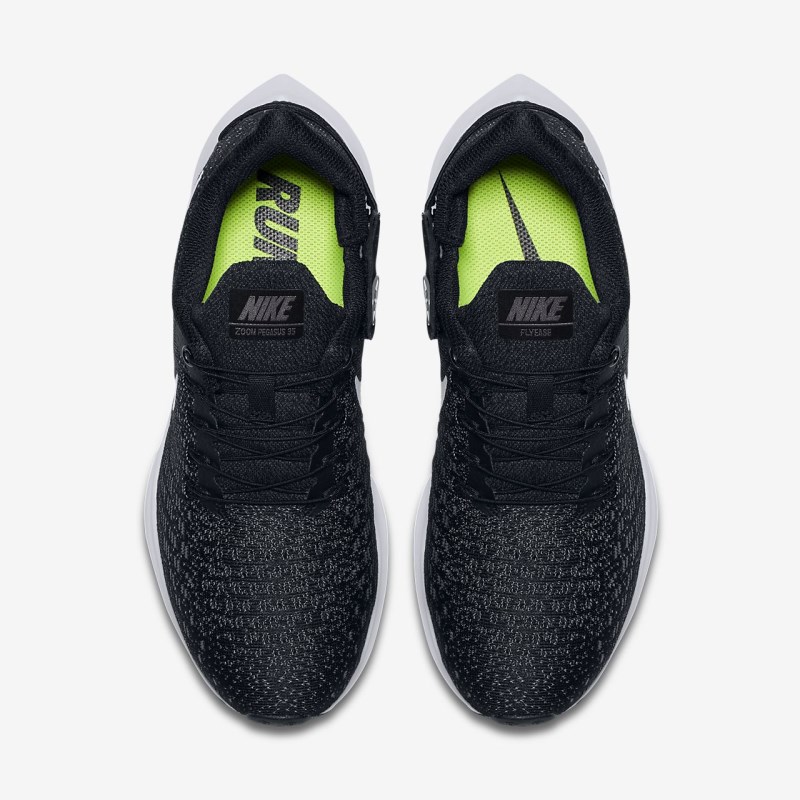 Nike Air Zoom Pegasus 35 FlyEase (Brede) Løbesko Dame Sort | QT4133-194