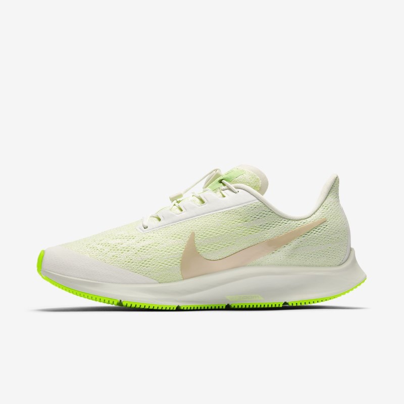 Nike Air Zoom Pegasus 36 FlyEase Løbesko Dame Beige | XW1619-485
