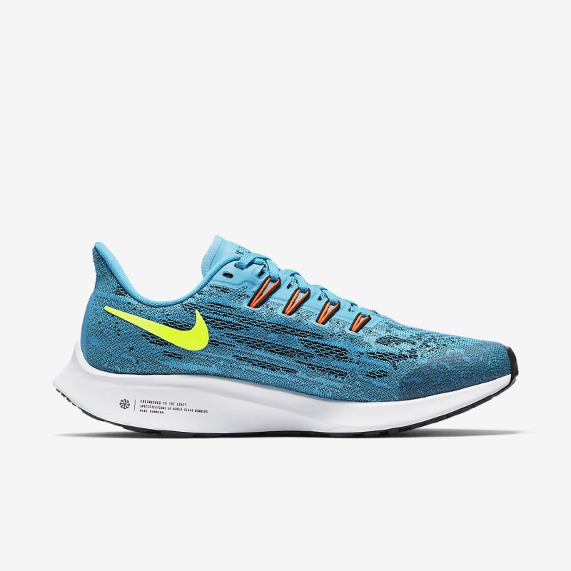 Nike Air Zoom Pegasus 36 Løbesko Børn Blå | JJ7414-052