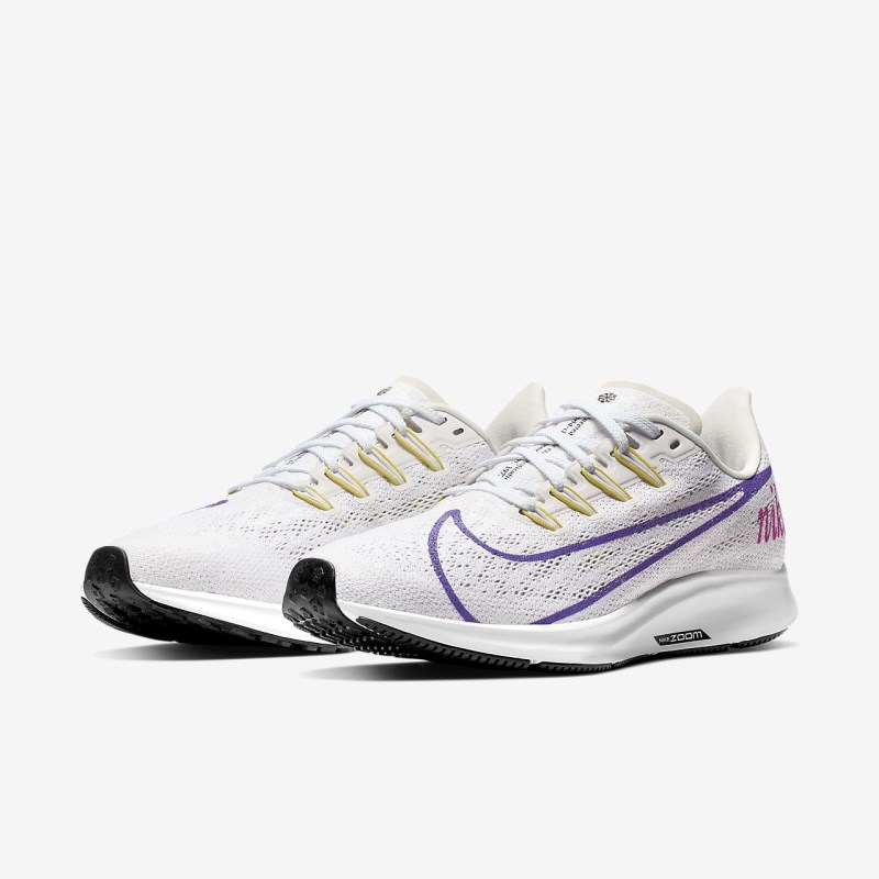 Nike Air Zoom Pegasus 36 Løbesko Dame Hvide | QZ0442-460