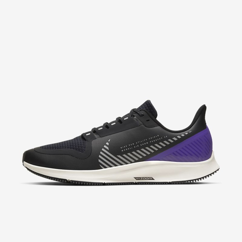Nike Air Zoom Pegasus 36 Shield Løbesko Herre Sort | PD6024-920