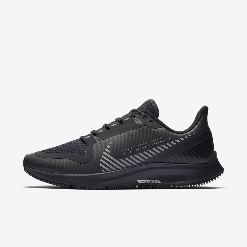 Nike Air Zoom Pegasus 36 Shield Løbesko Dame Sort | WY4189-310