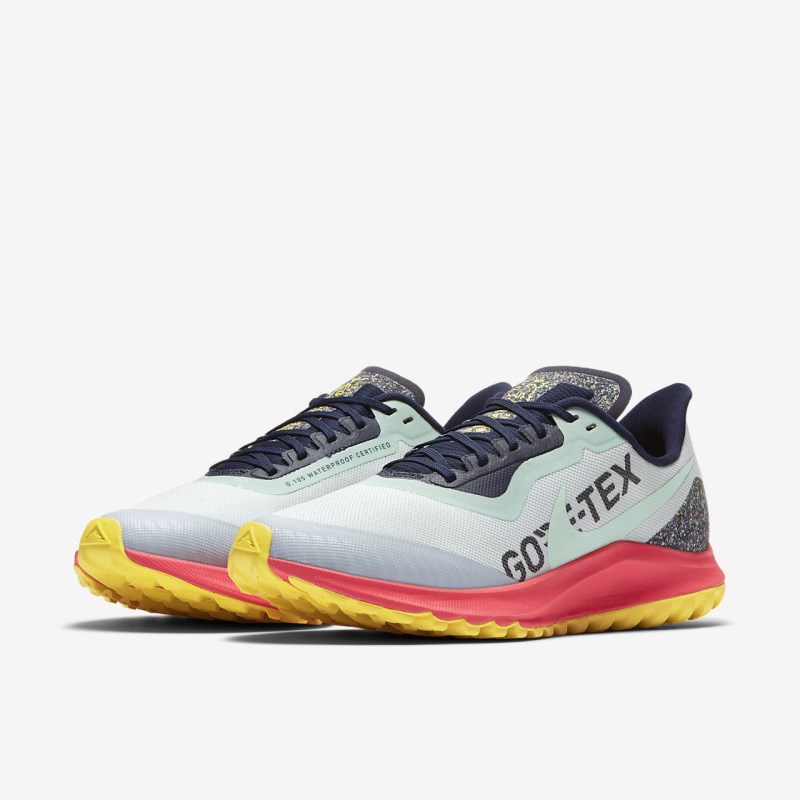 Nike Air Zoom Pegasus 36 Trail GORE-TEX Løbesko Dame LyseBlå | PT7936-347