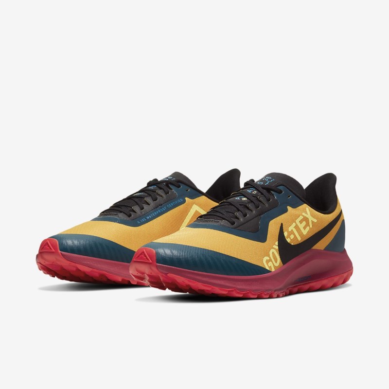 Nike Air Zoom Pegasus 36 Trail GORE-TEX Løbesko Dame Guld | UW8612-167