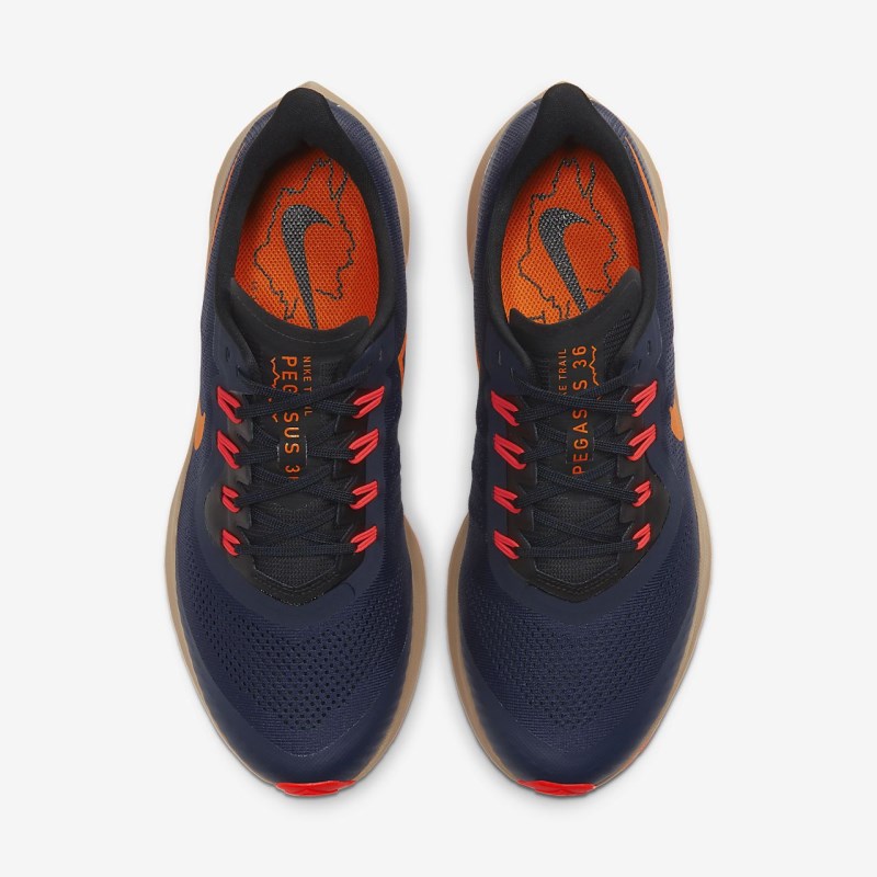 Nike Air Zoom Pegasus 36 Trail Løbesko Herre Obsidian | QT3478-312