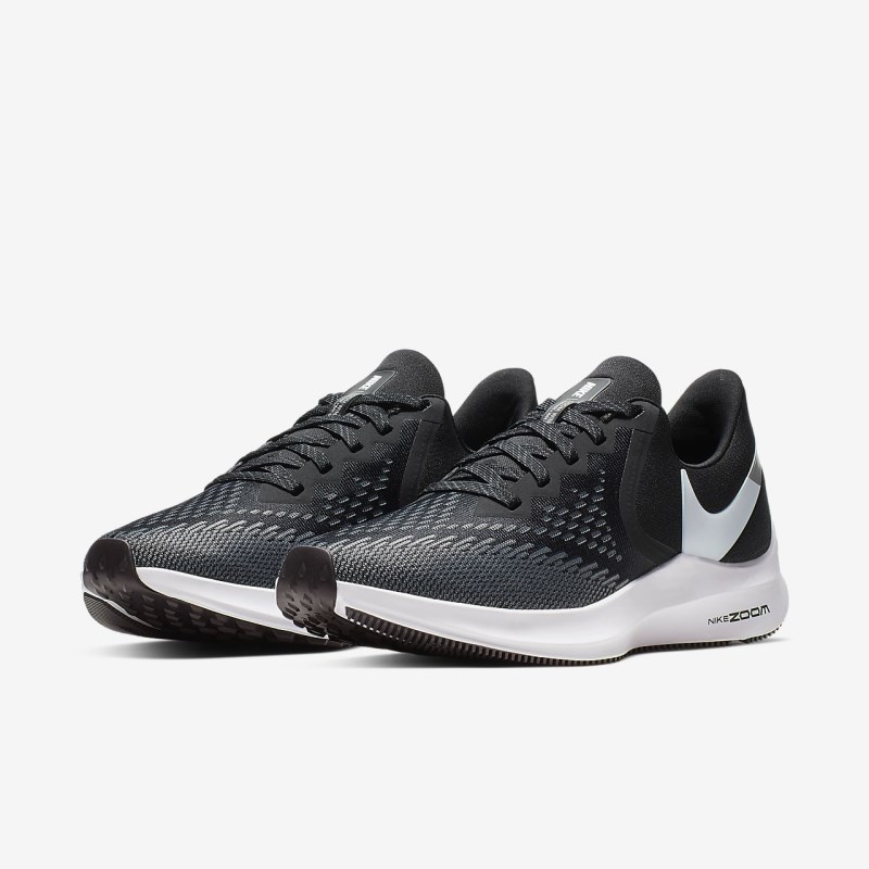 Nike Air Zoom Winflo 6 Løbesko Dame Sort | YM7444-090