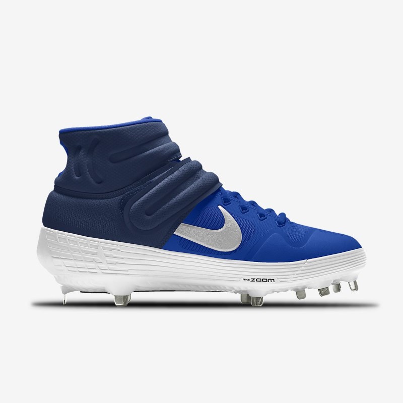 Nike Alpha Huarache Elite 2 Mid Baseball Sko Dame Blå | JS1146-140