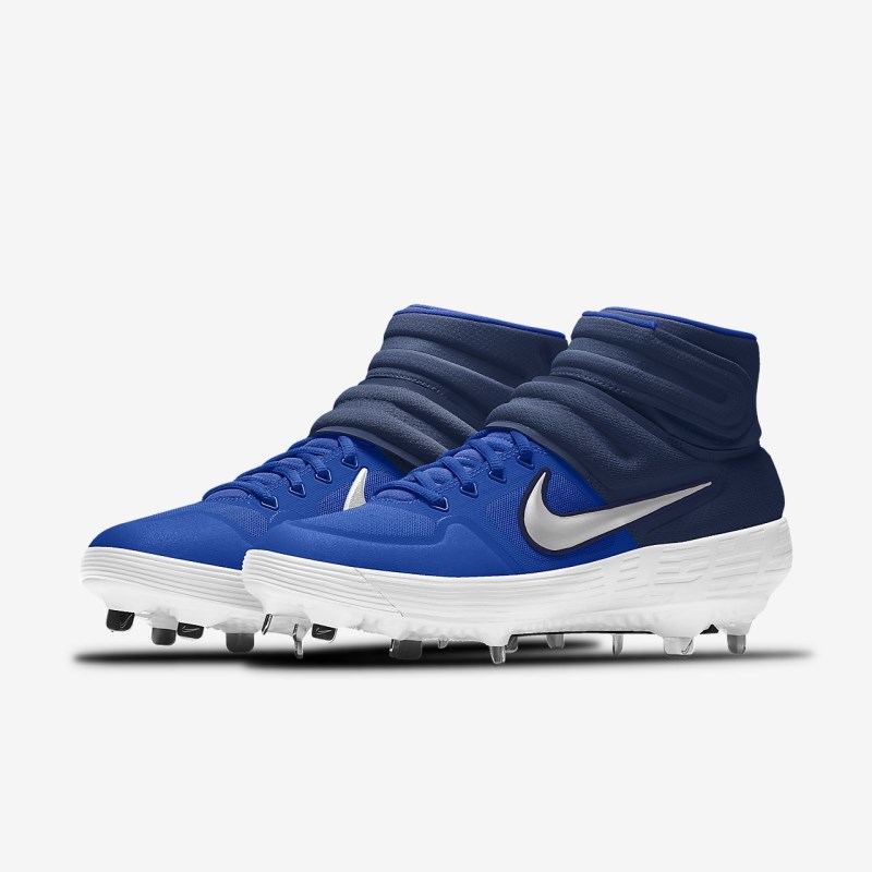 Nike Alpha Huarache Elite 2 Mid Baseball Sko Dame Blå | JS1146-140