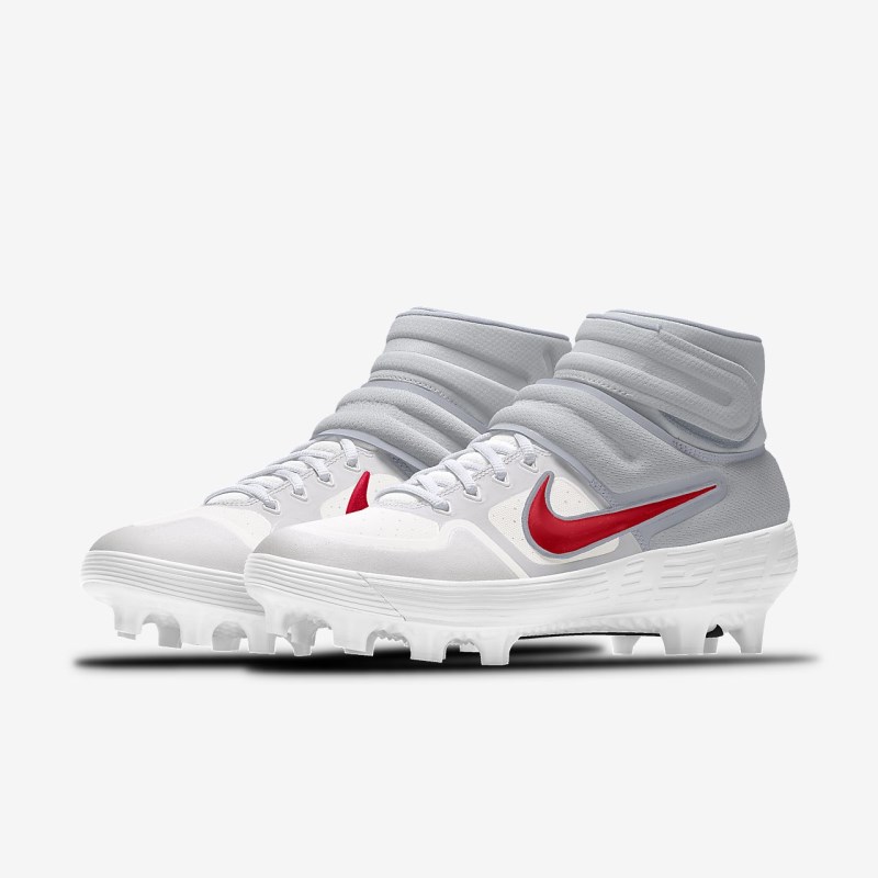 Nike Alpha Huarache Elite 2 Mid MCS Baseball Sko Herre Hvide | DT6603-432