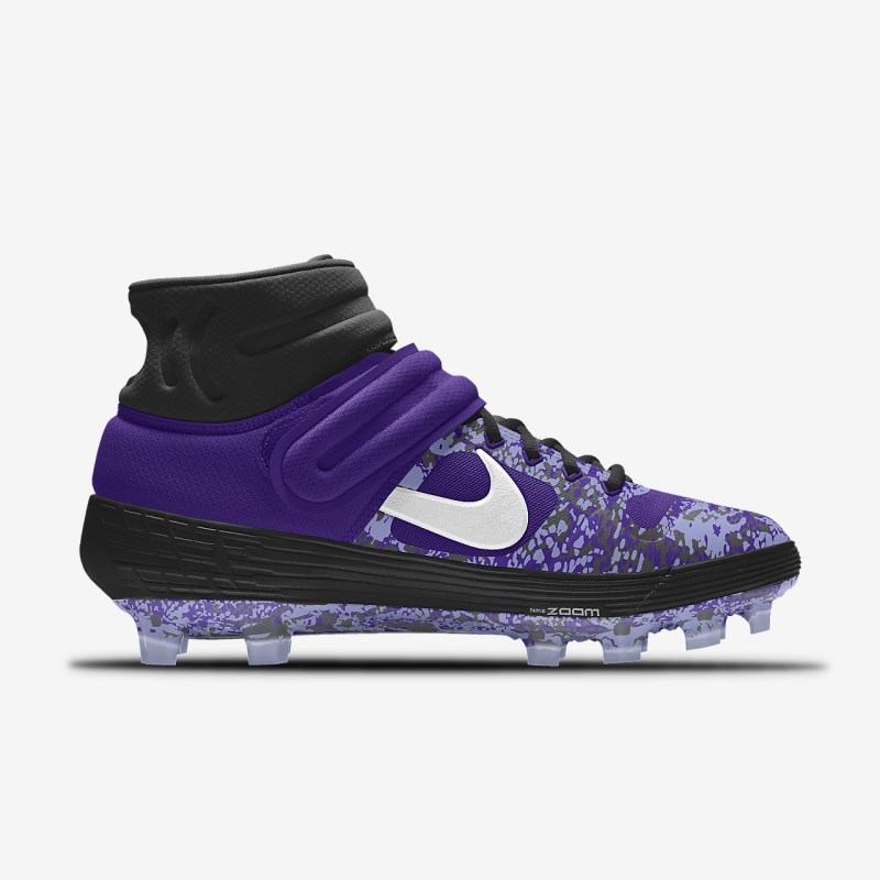Nike Alpha Huarache Elite 2 Mid MCS Baseball Sko Herre Lilla | RX8330-795