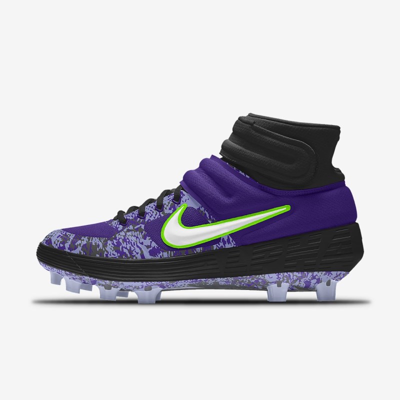 Nike Alpha Huarache Elite 2 Mid MCS Baseball Sko Herre Lilla | RX8330-795