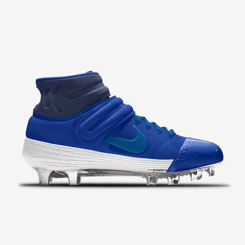 Nike Alpha Huarache Elite 2 Mid MCS Baseball Sko Herre Blå | UU7750-726