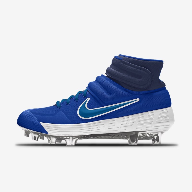 Nike Alpha Huarache Elite 2 Mid MCS Baseball Sko Herre Blå | UU7750-726