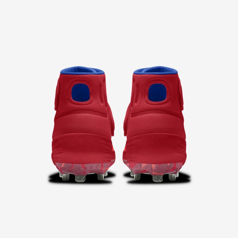 Nike Alpha Huarache Elite 2 Mid Metal Baseball Sko Herre Rød | DP4324-880