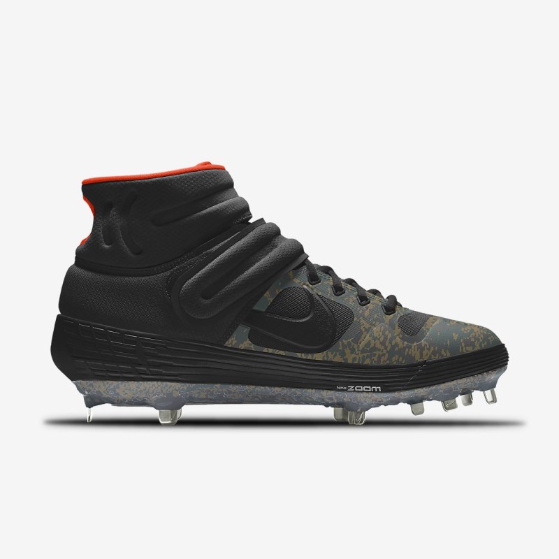 Nike Alpha Huarache Elite 2 Mid Metal Baseball Sko Dame Sort | HC5498-773