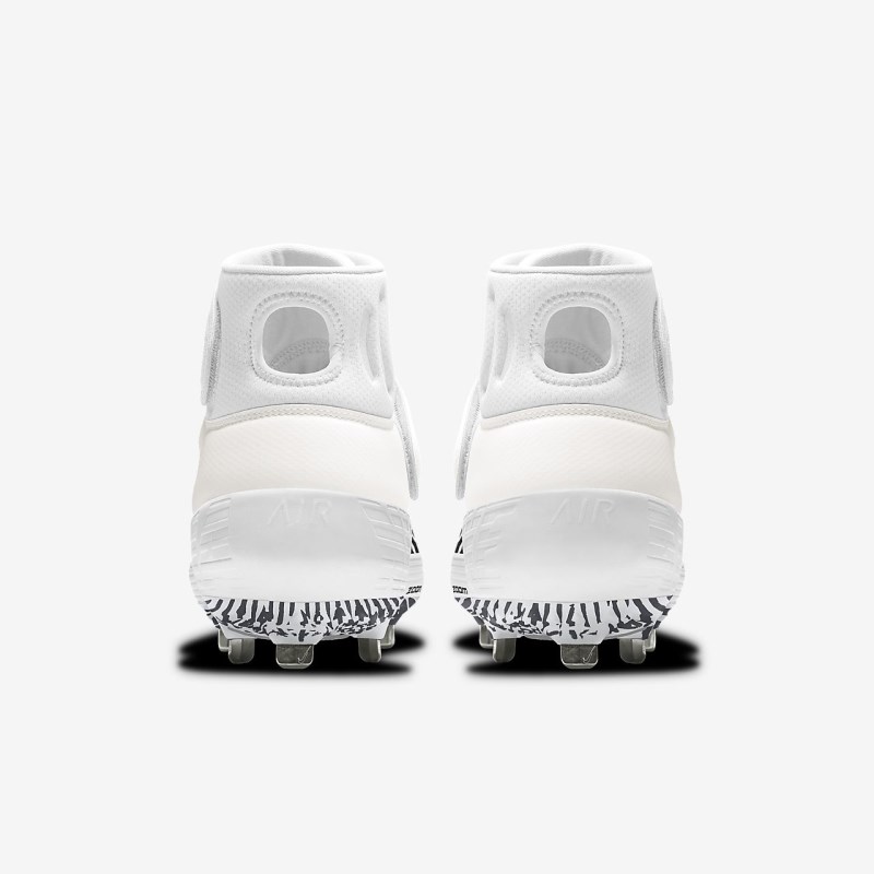 Nike Alpha Huarache Elite 2 Mid Metal Baseball Sko Herre Hvide | RN8952-042