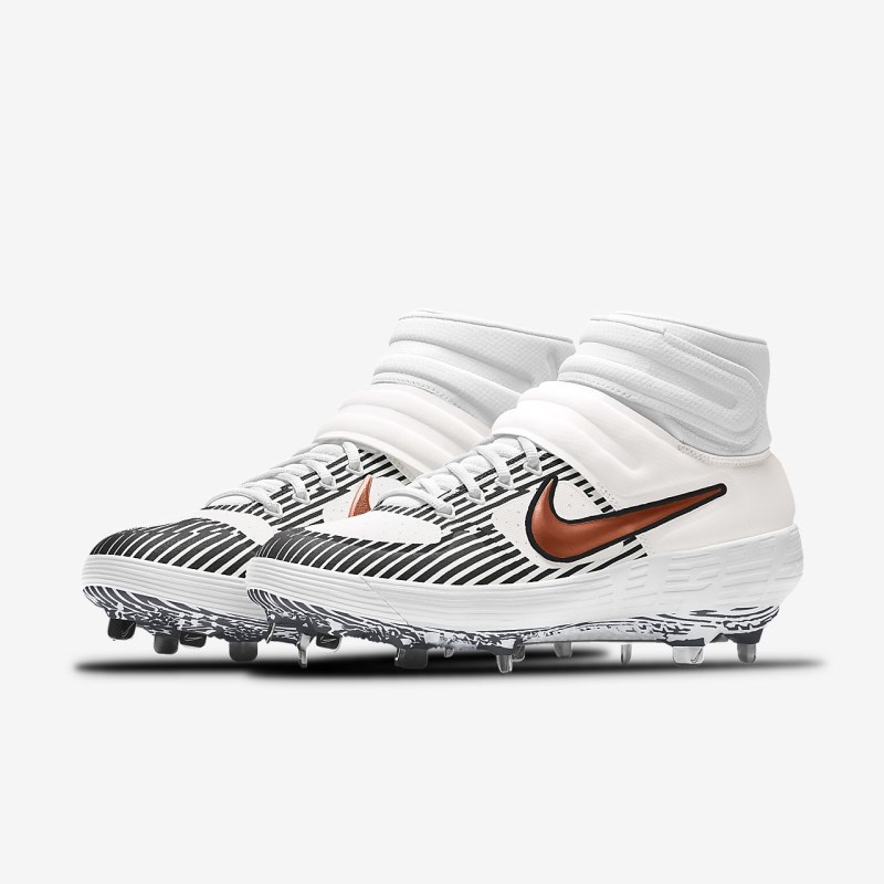 Nike Alpha Huarache Elite 2 Mid Metal Baseball Sko Herre Hvide | RN8952-042