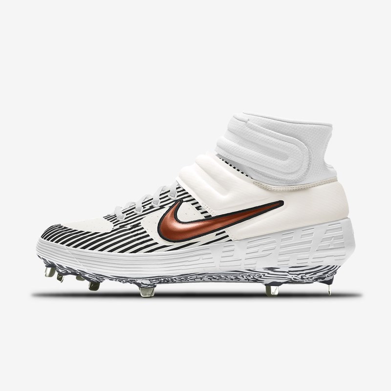 Nike Alpha Huarache Elite 2 Mid Metal Baseball Sko Herre Hvide | RN8952-042