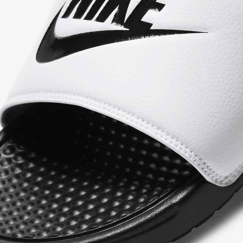 Nike Benassi Badesandaler Herre Hvide | DE0186-143