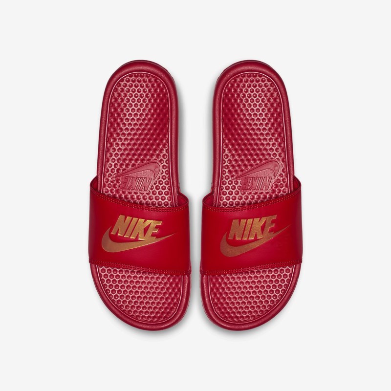 Nike Benassi Badesandaler Herre Rød | ZD3263-517