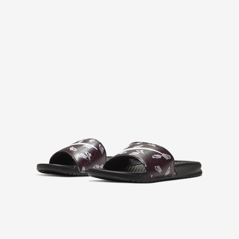 Nike Benassi JDI Floral Badesandaler Dame Sort | IL5878-720