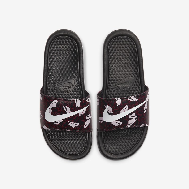 Nike Benassi JDI Floral Badesandaler Dame Sort | IL5878-720