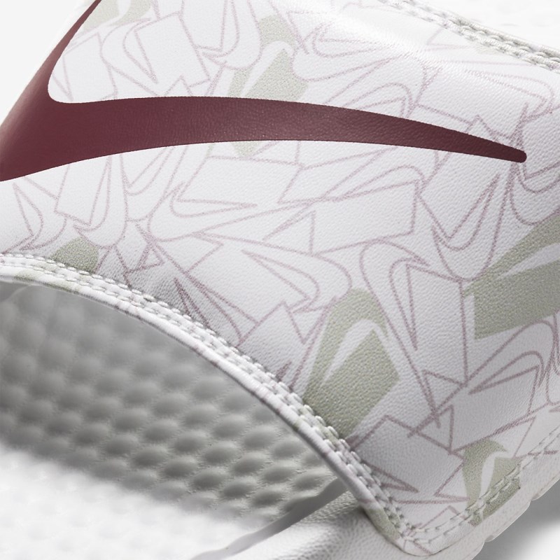 Nike Benassi JDI Floral Badesandaler Dame Hvide | IT4503-377